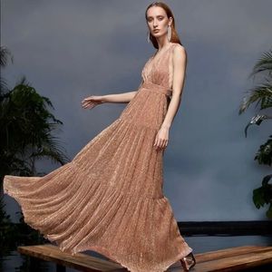 SHEIN x Carolina Velarde plunging neck Dress